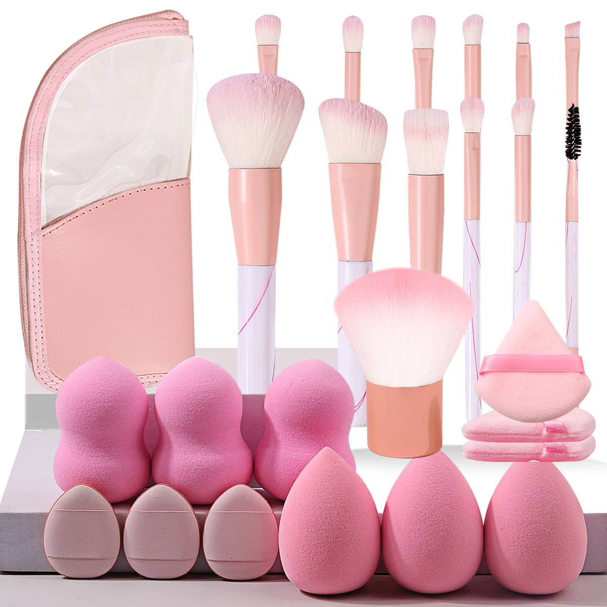 Set di pennelli per trucco per fondotinta cosmetico di bellezza Blush Powder Eyeshadow Concealer Blending Make Up Brush
