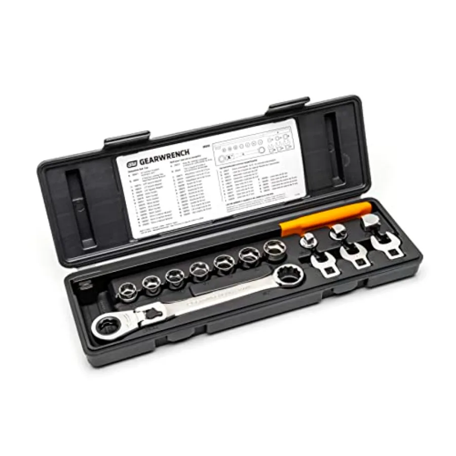 

【Spot goods】15 Pc. Serpentine Belt Tool Set with Locking Flex Head Ratcheting Wrench - 89000