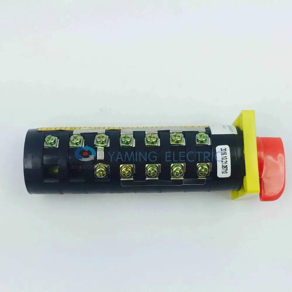 Commutatore combinato rotativo 10A Contatto argento 7 poli Cinque posizioni 3kw HZ5B-10/7 T21
