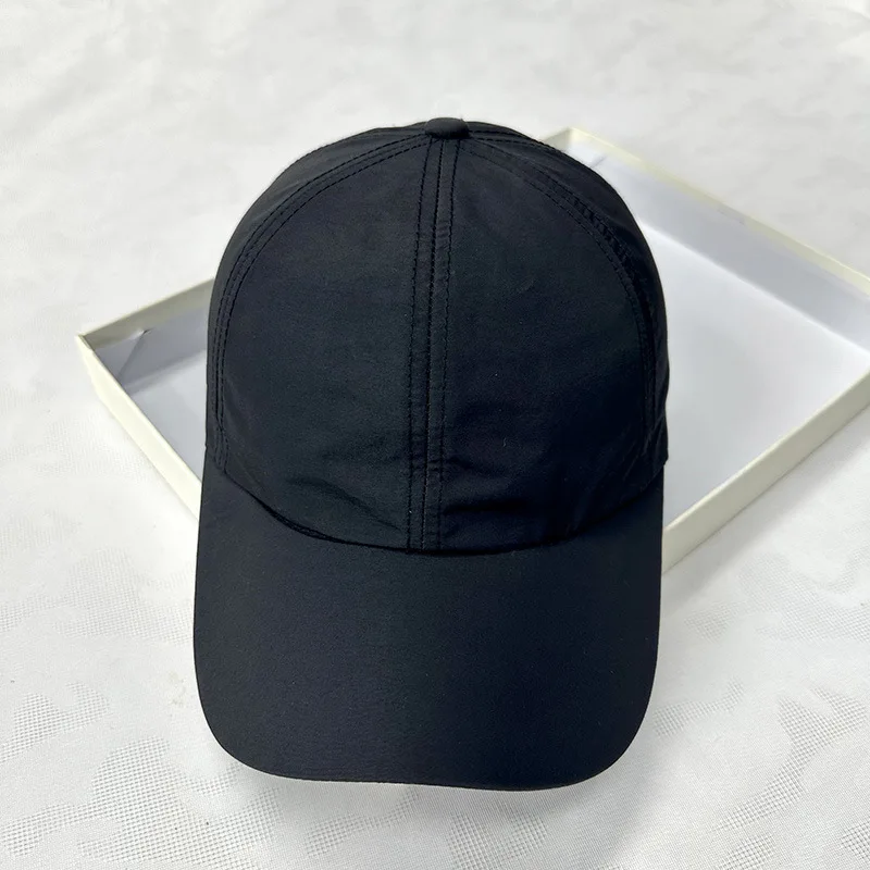 Sommer-Baseballkappe, schnell trocknend, für Herren, Sonnenhut, einfarbig, 100 % Polyester, verstellbar, cool, Outdoor, Reiten, Wandern, Kappen für Herren – Detail 4