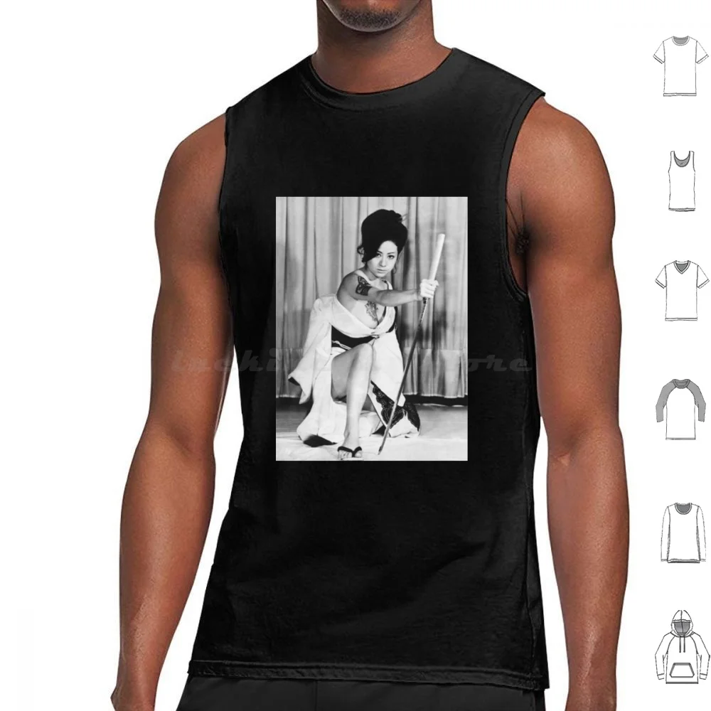 reiko-ike-キルビル-タンクトップ-プリント-コットン-キルビル-タランティーノ-クエンティン-タランティーノ-映画-フィルム-パルプ-フィクション-映画