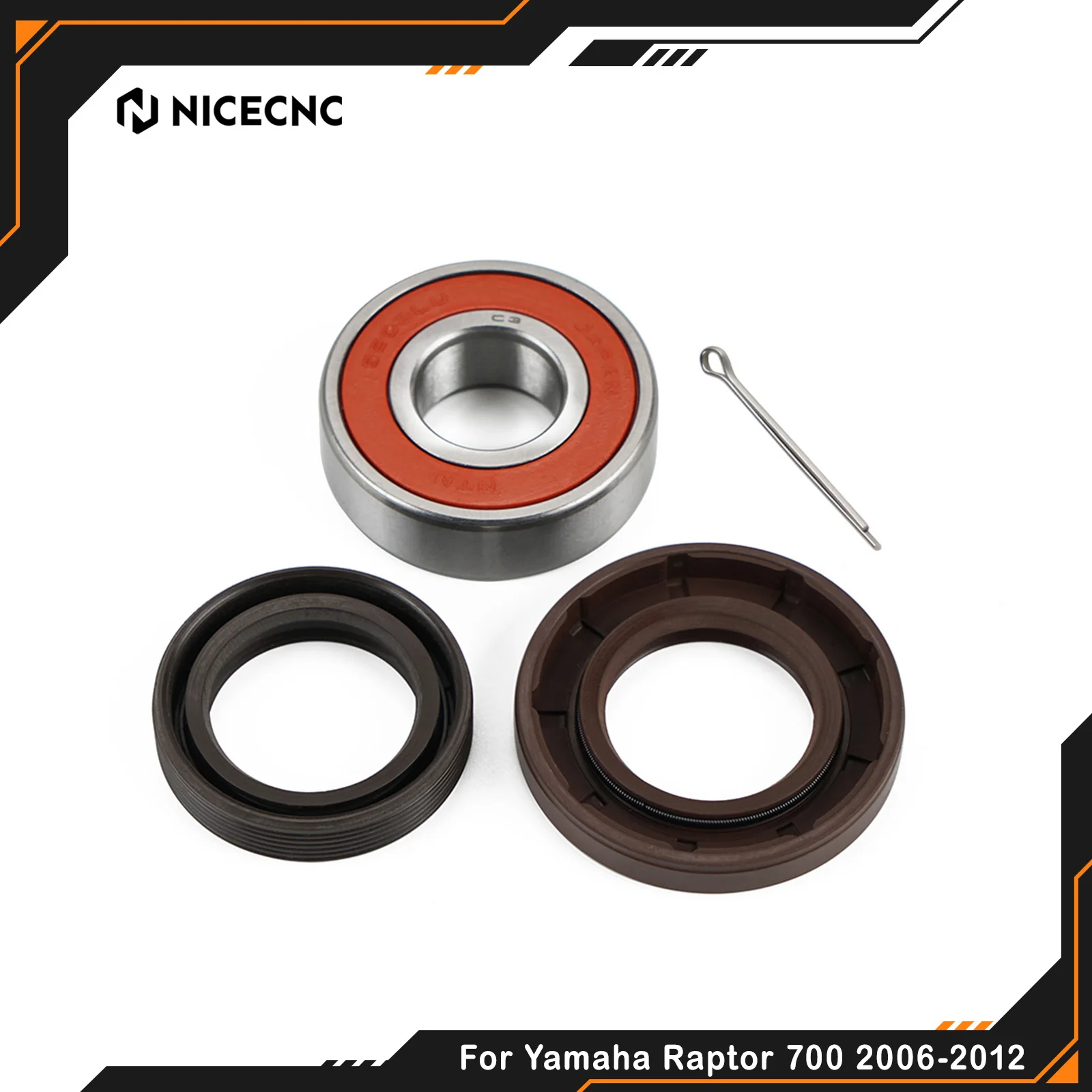 nicecnc-lower-steering-stem-bearing-seal-pin-kit-for-yamaha-raptor-700-600-350-yfz450-yfz450r-yfz450x-banshee-350-grizzly