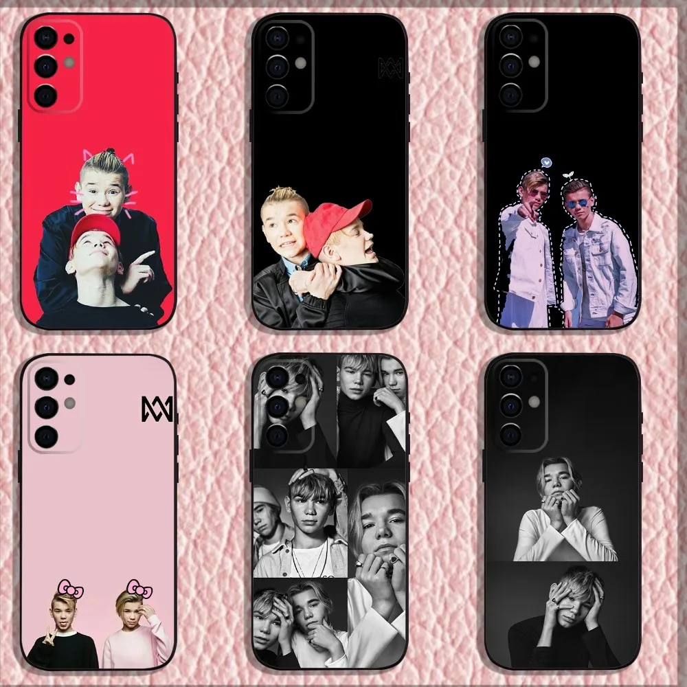 Singer Marcus And M-Martinus Phone Case For Samsung S24,S21,S22,S23,S30,Ultra,S20,Plus,Fe,Lite,Note,10,9,5G Black Soft Shell