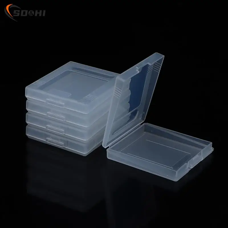 5Pcs Transparent Game Storage Box Card Anti Dust Cover Case Protection Game Card Box For Gameboy Color Pocket GBC GBP