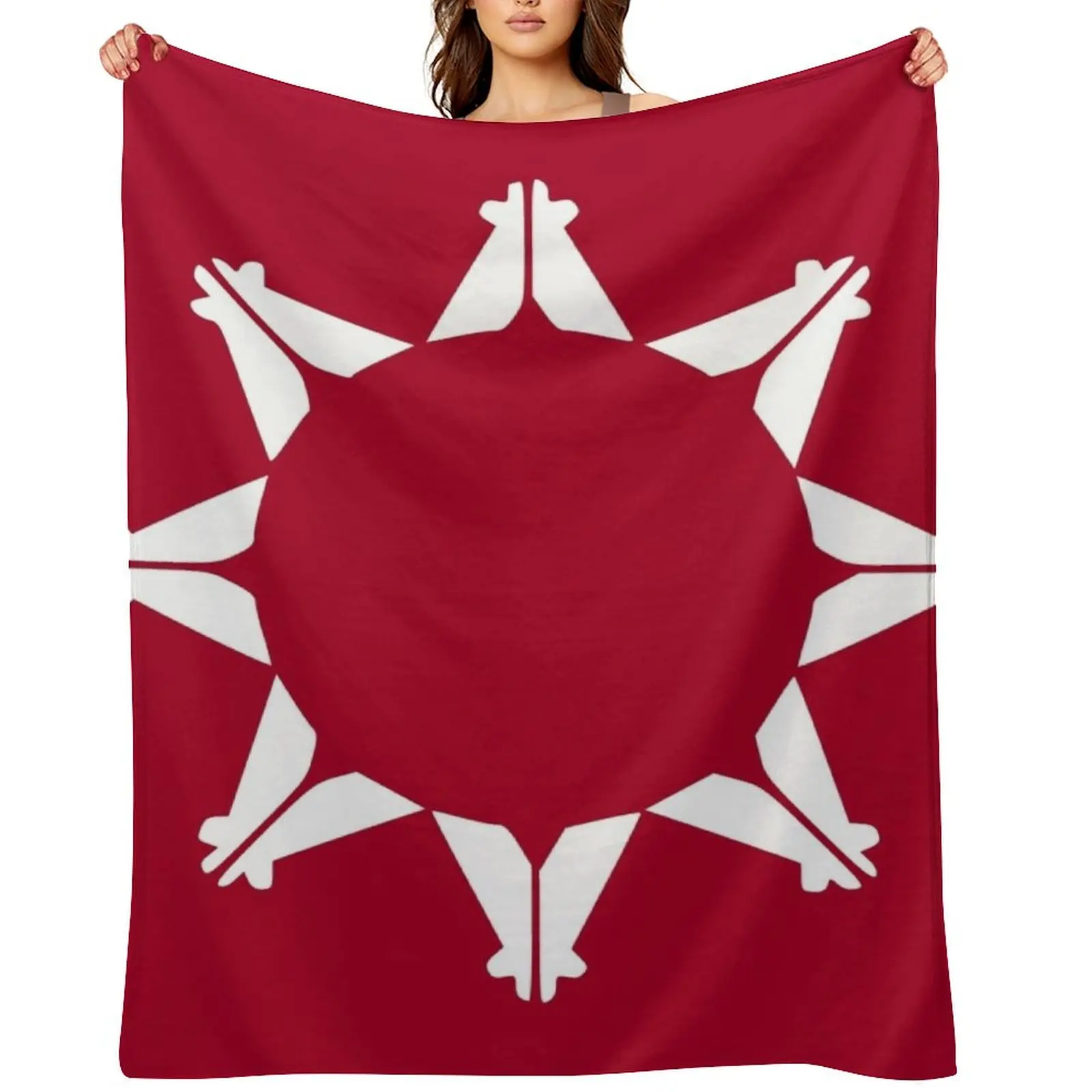 

Oglala Lakota Sioux Flag Throw Blanket Multi-Purpose Soft Kid'S Decoratives Blankets