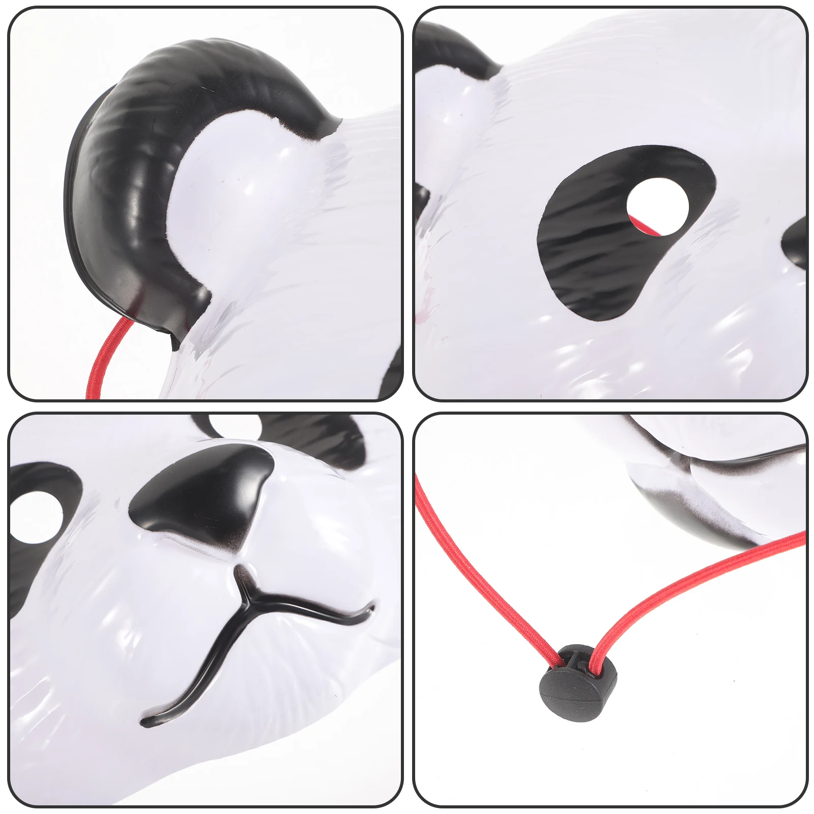 

Panda Mask Paper Sturdy Reusable Animal Mask Party Favor Cosplay Halloween Performance Accessory Cosplay Animal Masks