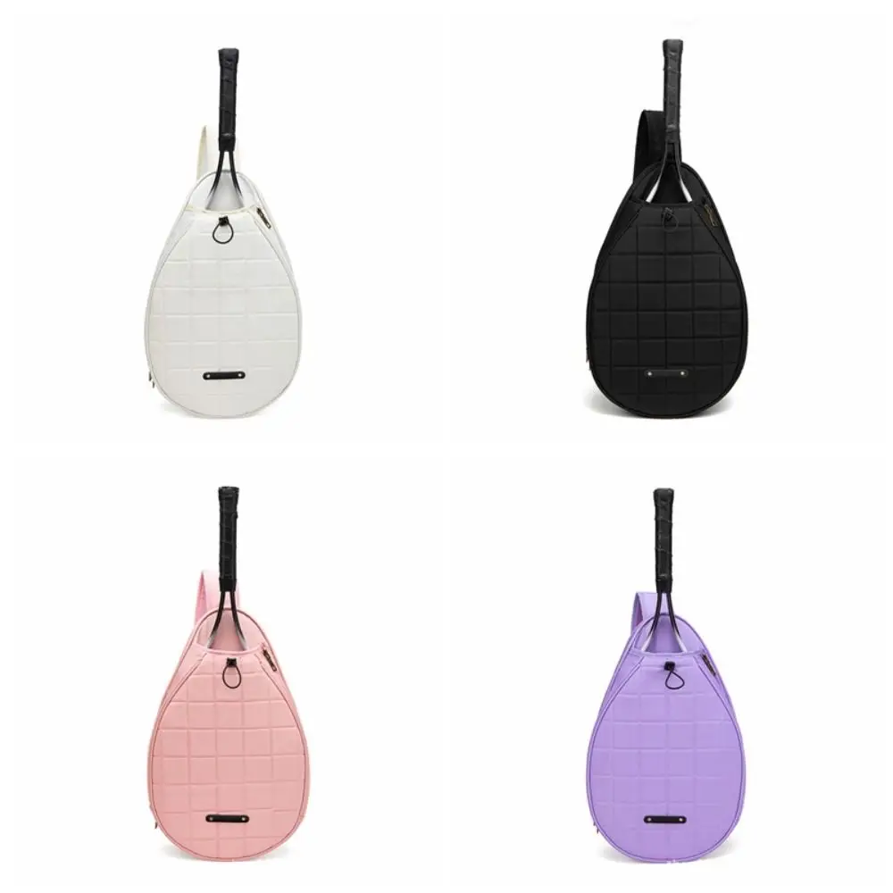 Racket Storage One Shoulder Tennis Bag Large Capacity Crossbody Badminton Bag Korean Style Beauty Tennis Crossbody Bag Gym