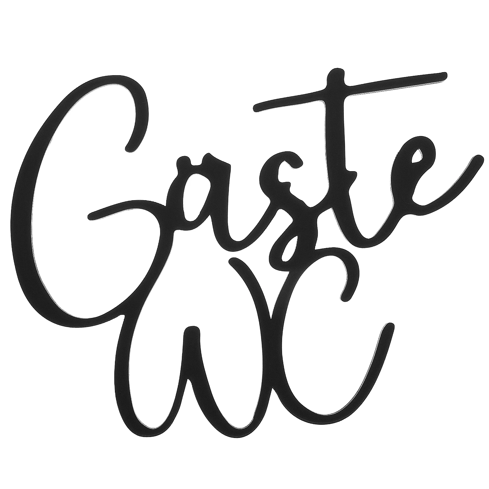 

Funny Bathroom Black Acrylic Restroom Door Signs for Men Women Toilet Decor Stickers Easy Installation Durability Wall Signs