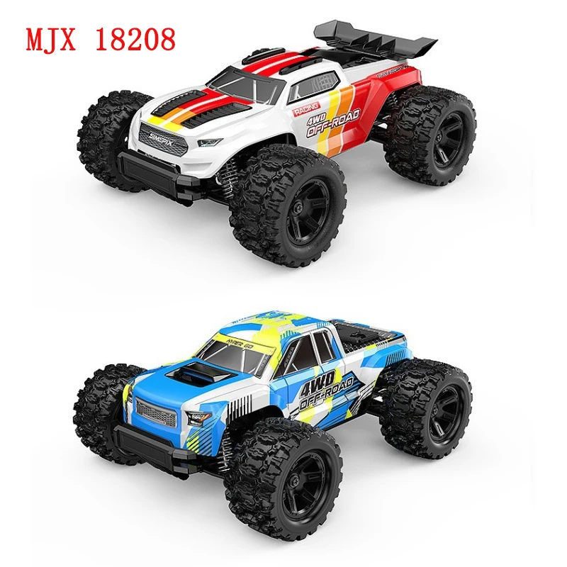 

2025 Новый Mjx 18208 Кисть 1:18 Двойной корпус Внедорожный высокоскоростной автомобиль с дистанционным управлением Игрушечная модель для мальчика Игрушечный подарок на Рождество и Хэллоуин