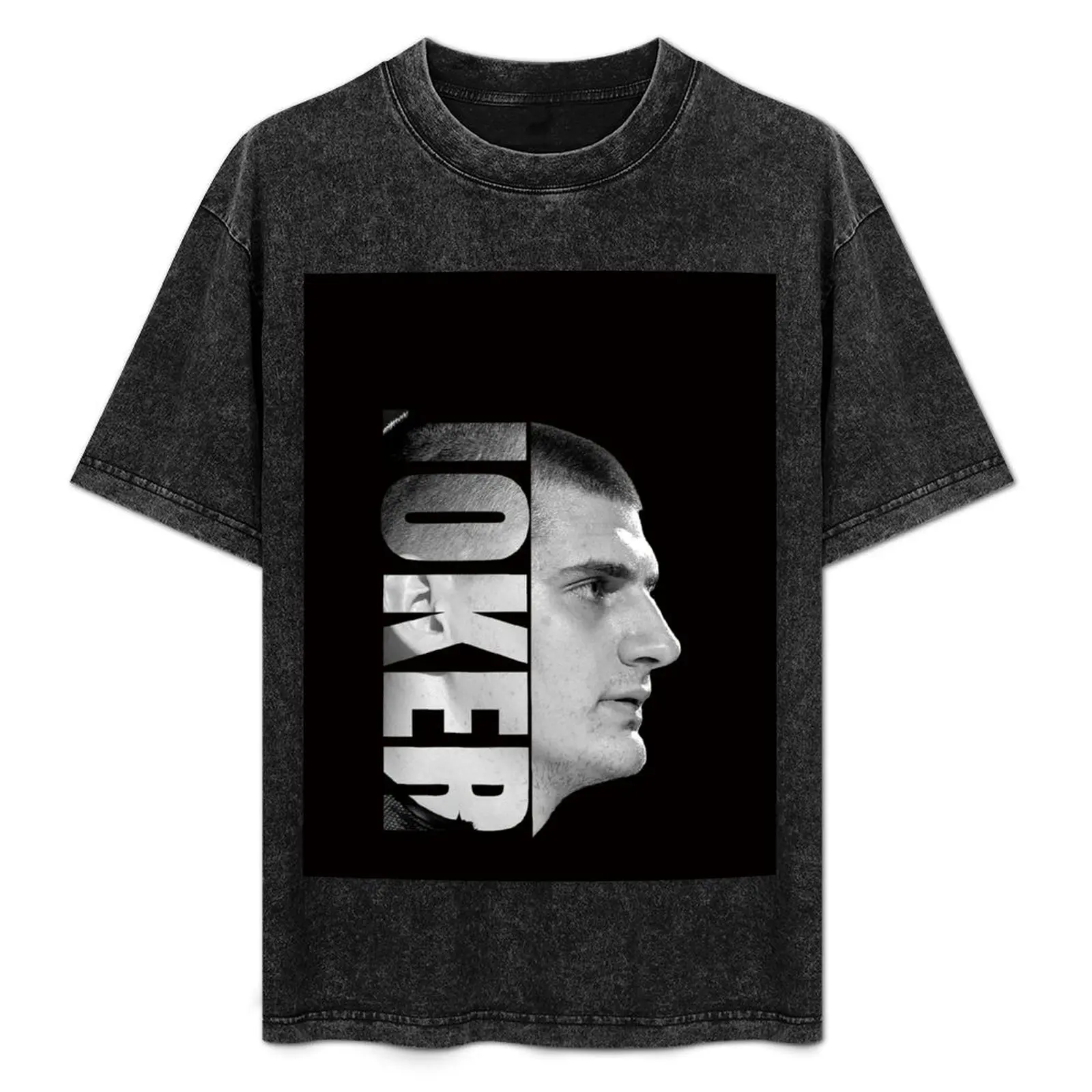 

Nikola Jokic - Black / White T-Shirt Big Size Loose Fit Tee Shirt