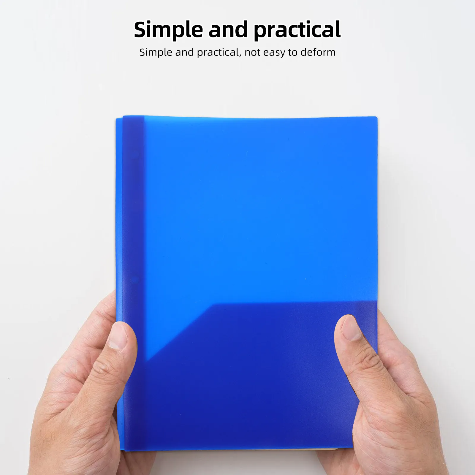 

Папка-скоросшиватель А4 из прочного пластика с удобным механизмом открывания, стильная, пастельная, милая, эстетичная папка для документов