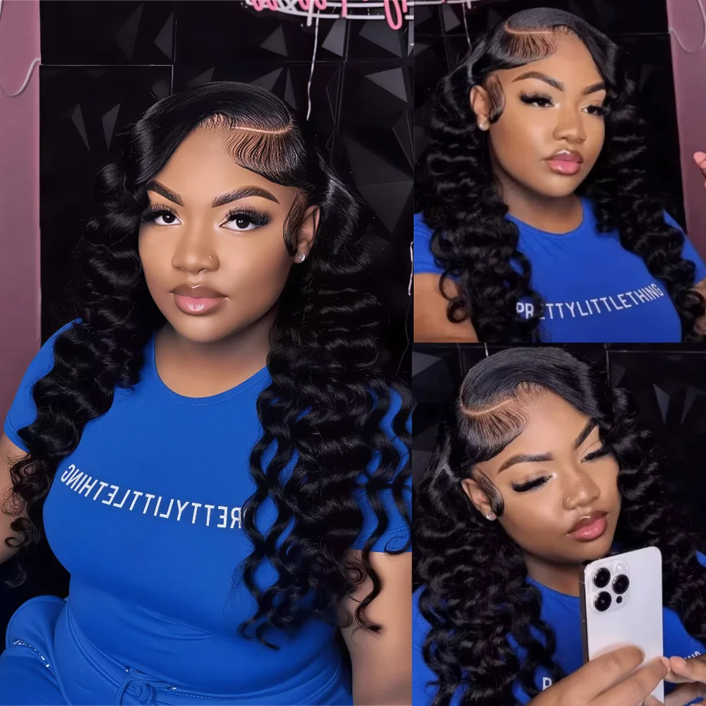 

30 40 Inch Deep Wave 13x4 13x6 Hd Lace Frontal Wigs Human Hair Transparent Lace Front Wig Curly Human Hair Wigs For Women