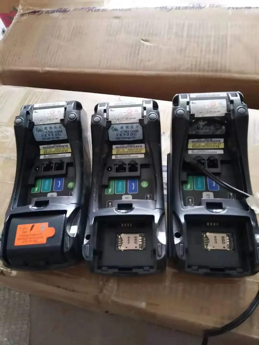 Used VX520 GPRS Payment Terminal pos machines free shipping  Mobile POS Device