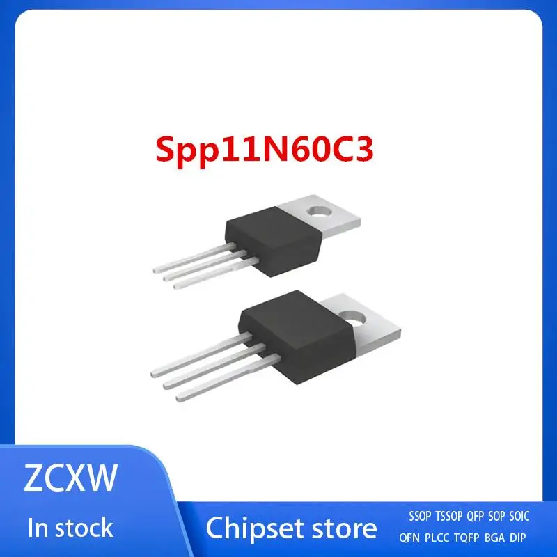 

10PCS/LOT Spp11N60C3 11N60C3 Spp11N60C2 Spp11N60CFD TO-220 11A 600V