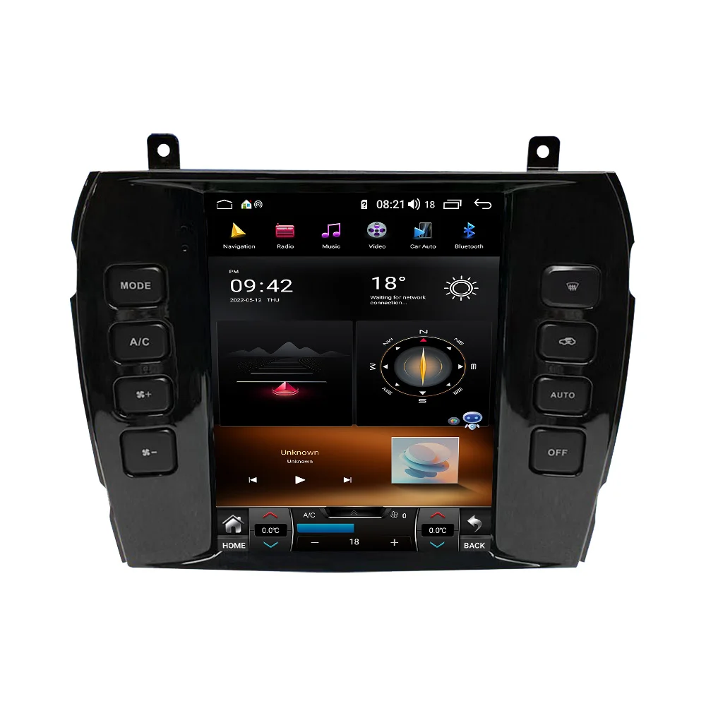 For Jaguar XJ X-TYPE S-TYPE 2004-2008 Android 13 8G256G Multimedia DVD Player Carplay GPS Navigation Touch Screen Car Radio