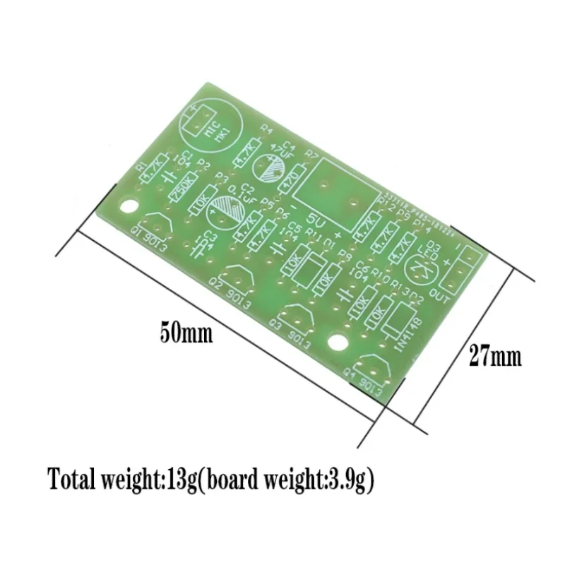 Electronic Acoustic Clap Control Switch DIY Kit Sound Sensor Electronic Circuit DIY Suit Integrated PCB Module