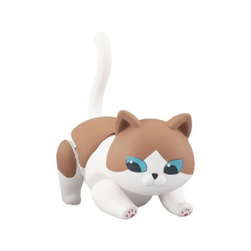 Gashapon Capsule Toys Cute Cat Dolls Joints Movable Mini Figurine Table Ornaments Children Birthday Gifts Figure Accessories