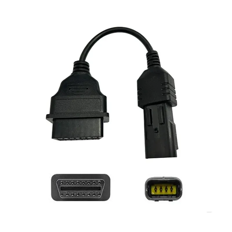 Obd دراجة نارية كابل ل Ducati 4Pin إلى 16pin كابل توصيل محول التشخيص كابل obd2 4pin محول دراجة نارية الملحقات #4