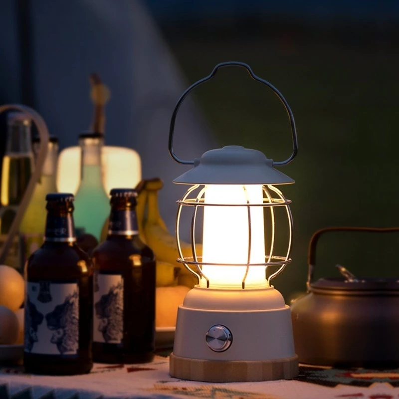 ضوء التخييم في الهواء الطلق، الإضاءة المحيطة للخيمة، الشحن، عمر طويل جدًا، فانوس معلق محمول