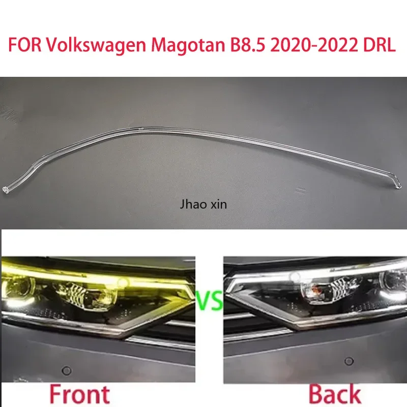 

Для Volkswagen Magotan B8.5 2020-2022 Низкий DRL Световод Пластина Световод Трубка Фара Дневные ходовые огни Guide Angel Eye