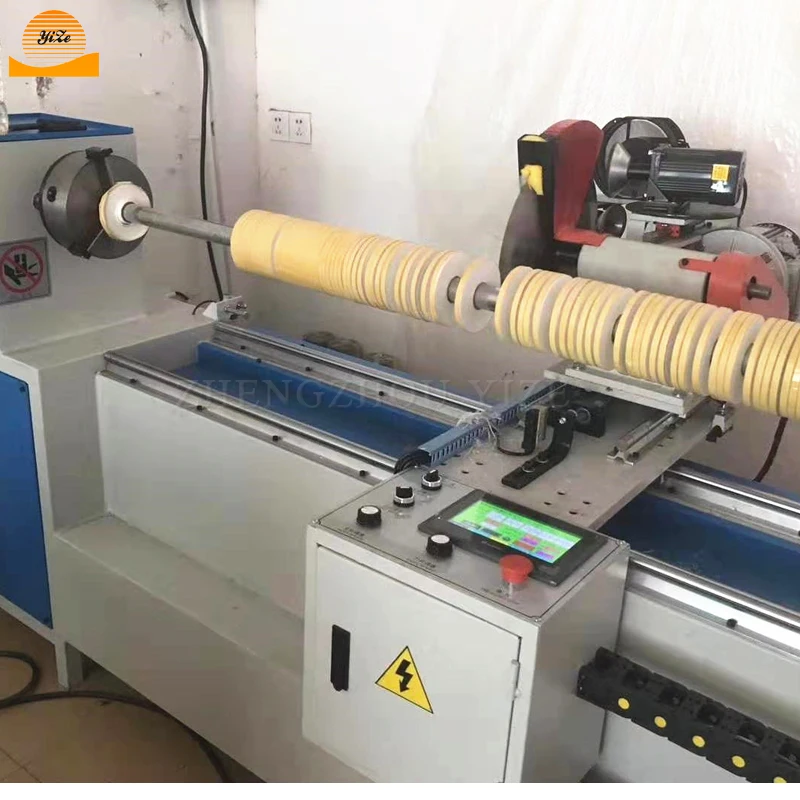 Paper and Fabric Roll Cutting Machine Cloth Roll Cutting Machine Rewinding Slitting Automatic Non-woven Strip Cutting Machine
