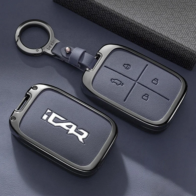 Autoschlüsselhülle für Chery Icar V23 2025 2026 – Schlüsselanhänger, Fernbedienungsgehäuse, Ringhalter, Zubehör – Detail 7