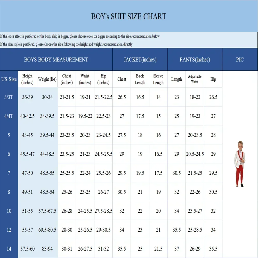 Boys Sky Blue Formal Suit 4PCS Set with Floral Tie Linen Blazer Vest Pants for Graduation Wedding Birthday Photoshoot 3-13 Years