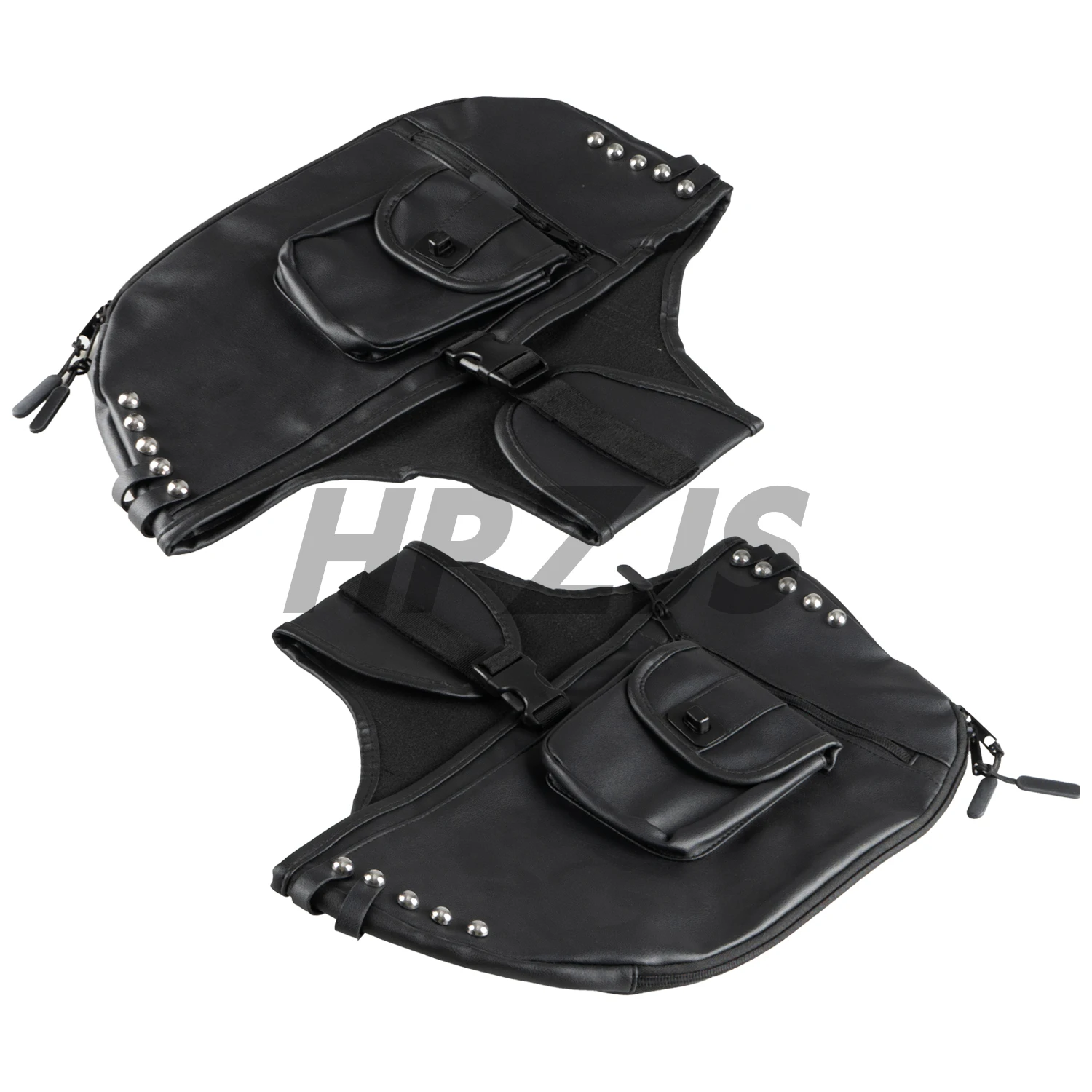 Bolsa más cálida de cuero PU para motocicleta Harley Touring Electra Street Road King Dyna Trike 1980-2021, color negro