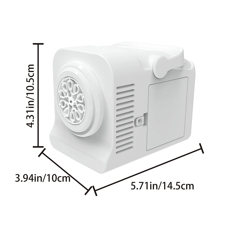 Máquina de bolhas portátil para crianças, brinquedos ao ar livre, grandes quantidades de bolhas, jogos de casamento sem baterias, água com bolhas