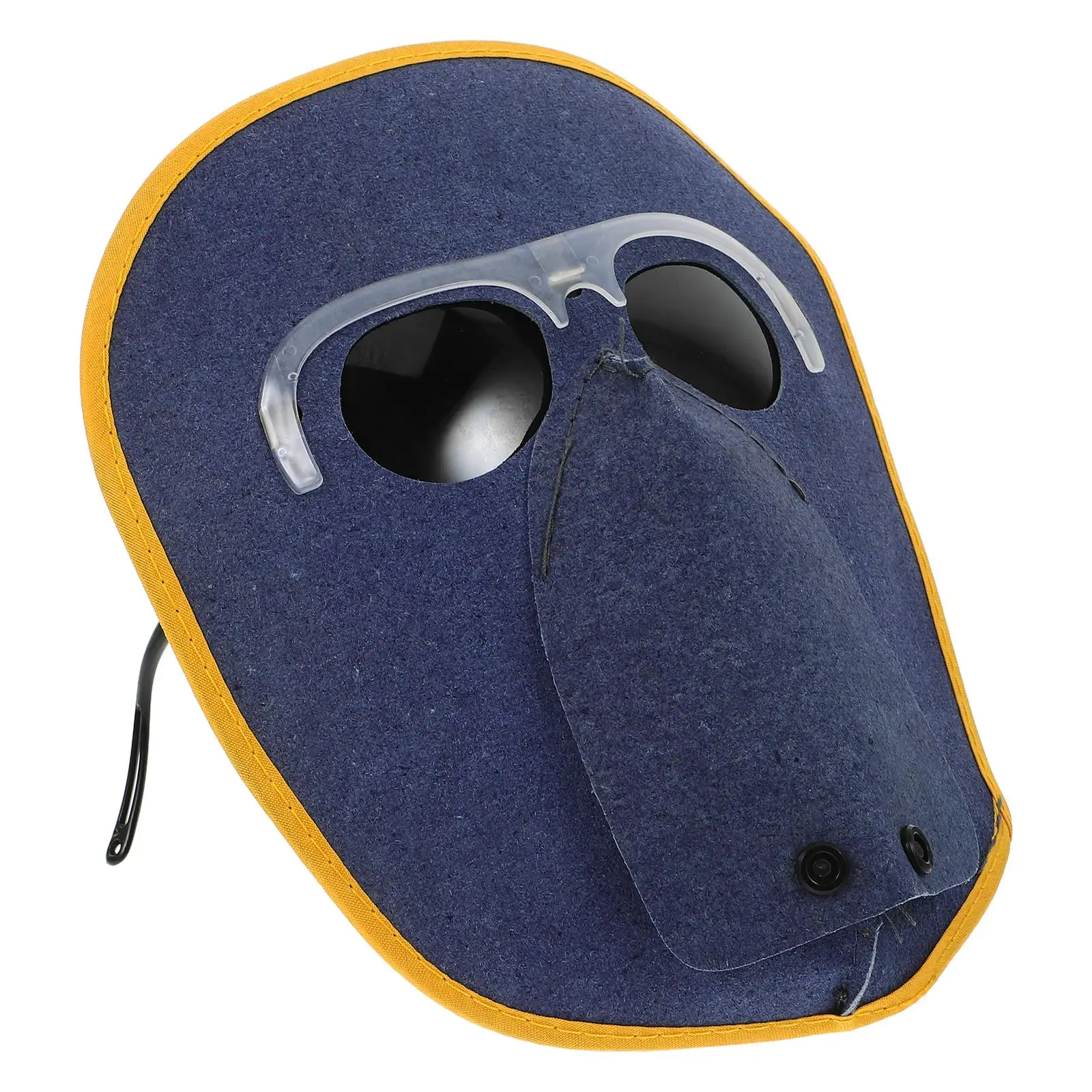 Cowhide Welding Mask Design Eye Protections Splash Headgear Tools Plastic Masks Hood Fasteners Welding