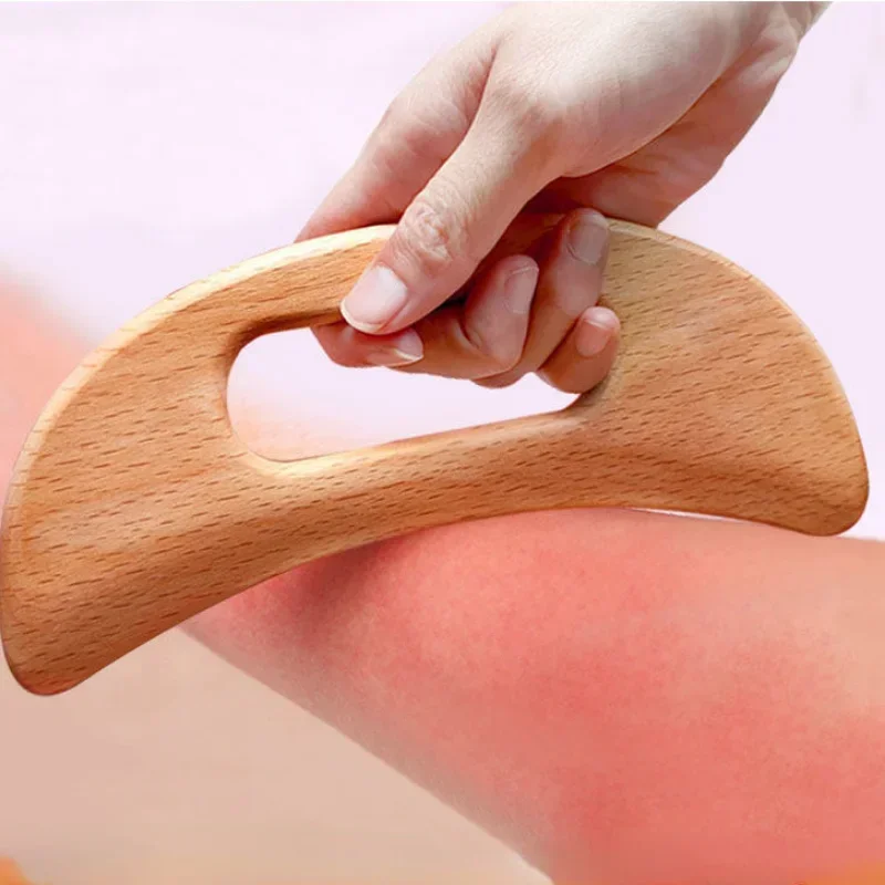 BXA Wood Scraper Massage Sand Scraping Tool Slimming Sand Scraping Massage Board Sand Scraping Body Massage Treatment Tool