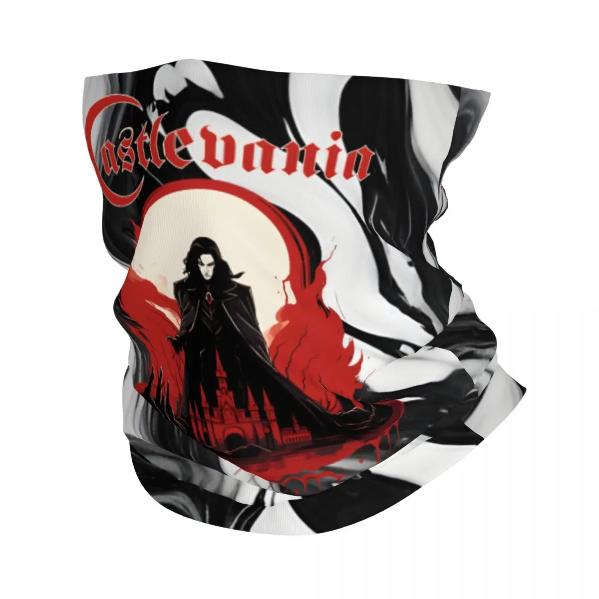 The Dracula From Castlevania Bandana Neck Cover Printed Motorcycle Motocross Castlevania Face Mask Running Unisex Adult All