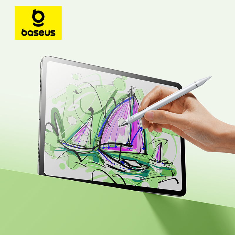 Baseus 3 in 1 Stylus Pen For iPhone For iPad All Tablet Phone Pencil For Samsung Xiaomi Pad Huawei Matepad Phone Draw Touch Pen