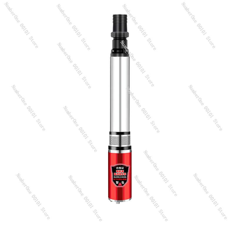 Deep Well DC Submersible Pump, 24V to 72V Battery Powered for Household Agricultural Irrigation, Electric Vehicle Use