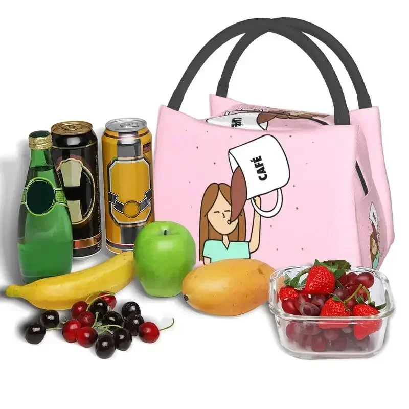 Custom Enfermera En Apuros Doctor Nurse Medical Health Lunch Bags Women Thermal Cooler Insulated Lunch box per viaggi in ufficio