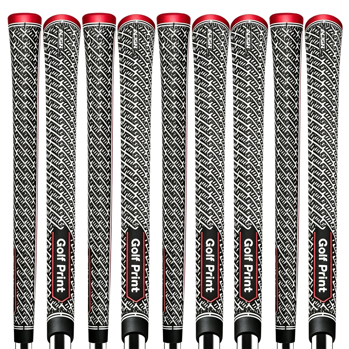 

golfprint Golf Club Grip Iron Wood Putter Grip Kit All Cotton Thread Standard Midsize Featuring Z Ridge Line