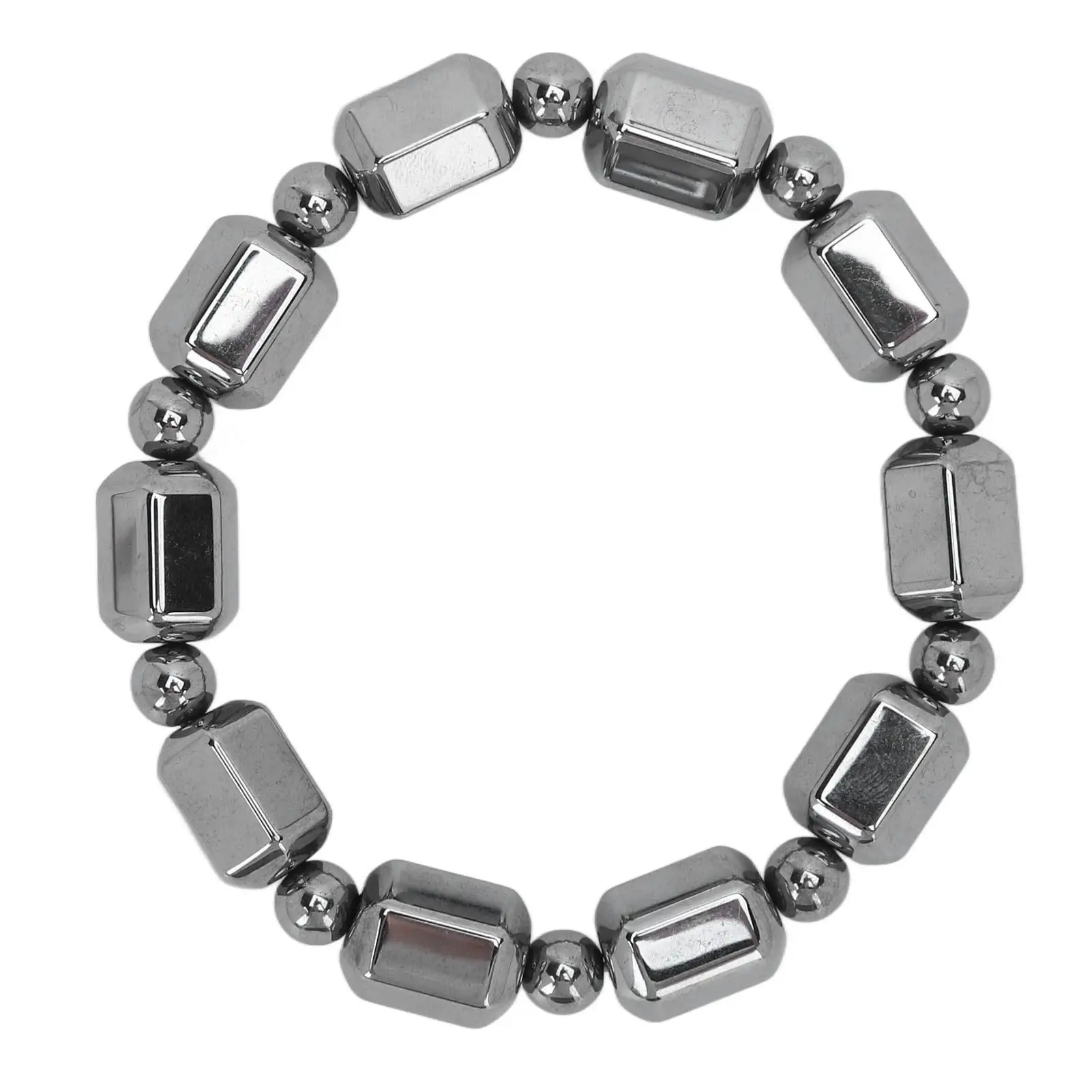 

Браслет из терагерцового энергетического камня унисекс, простой стильный терапевтический браслет для повседневного использования и работы