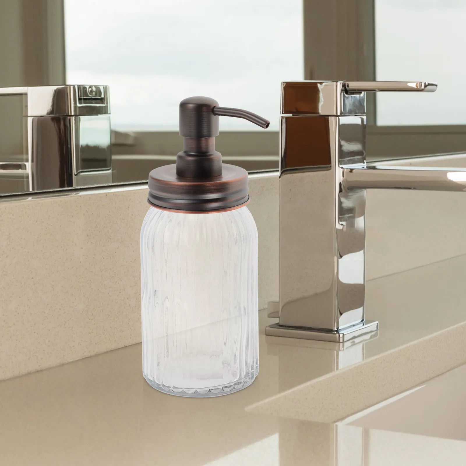 

2 шт. Премиальные насосные головки из нержавеющей стали для банок Мейсона, флаконов для лосьона, контейнеров для пенного мыла, сменные насосные крышки