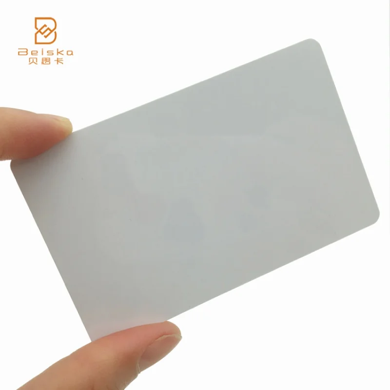 

Customized high quality plastic cr80 thermal transfer printable plastic ISO9001 PVC blank white card