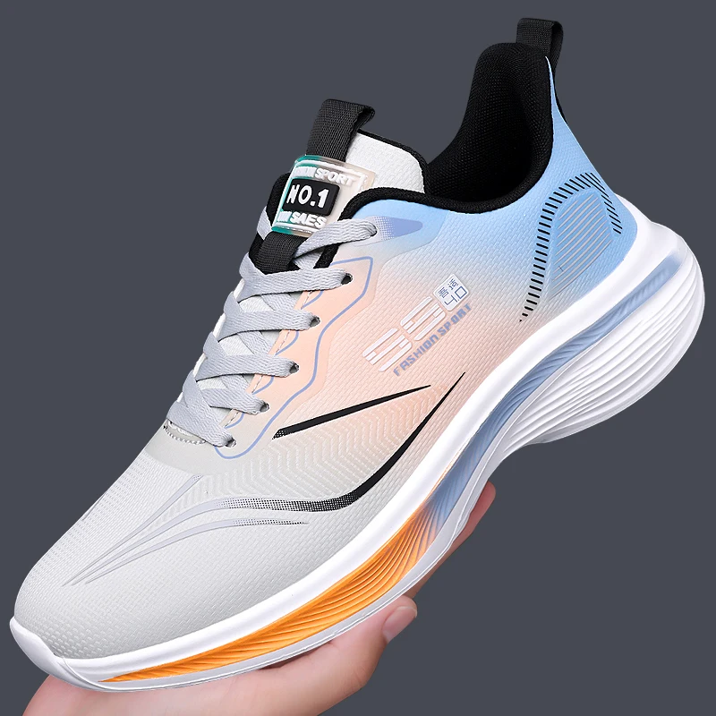 Color Block Fashion Sneakers Spliced Upper for Young Men Outfit Match Street Style and Daily Outdoor Casual Gathering