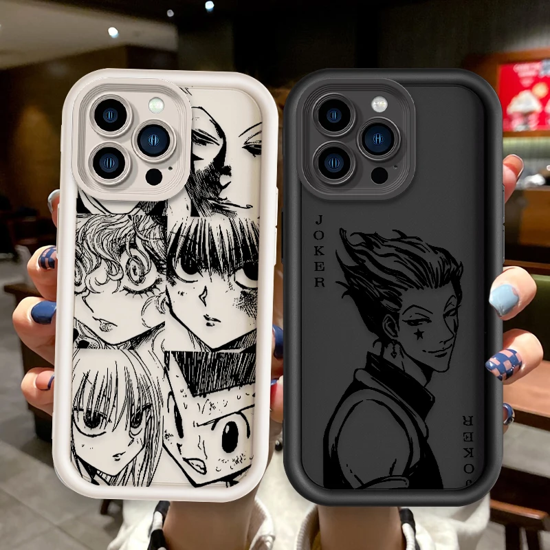 HUNTER×HUNTER Meruem For Apple iPhone 15 14 13 12 11 Mini XS XR X 8 7 Pro Max Plus Soft Eye Ladder Phone Case