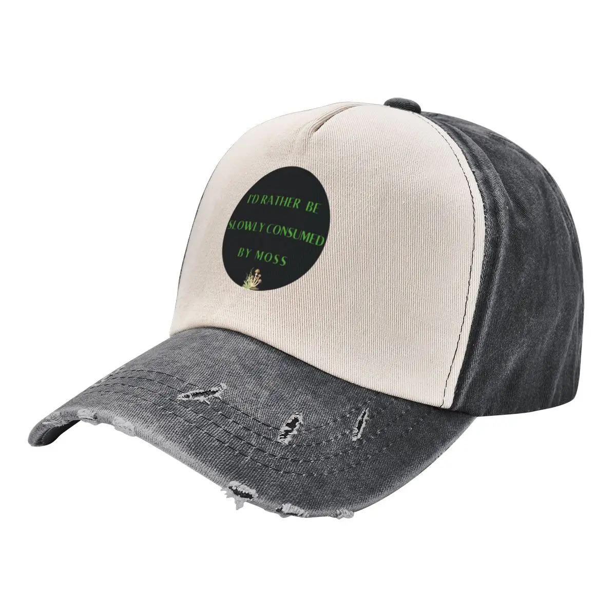 I'd Rather Be Slowly Consumed By Moss Baseball Cap New In The Hat sun hat Thermal Visor Icon Women's Hats Men's