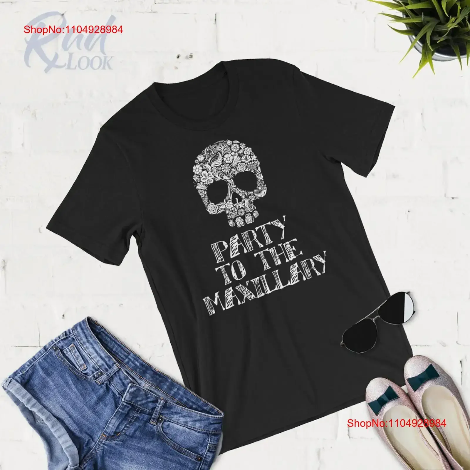 

Party To The Maxillary Radiology T Shirt Radiography Rad Tech X Ray vintage Washed homme Stretched designer clothes graphic