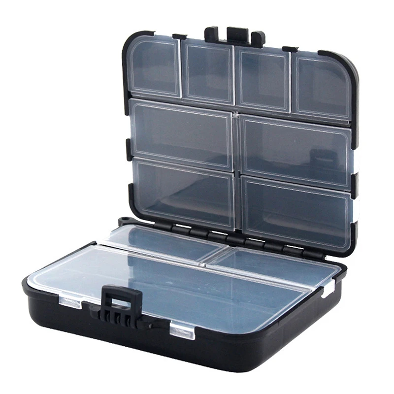 Double Layer Detachable Fishing Tackle Box Fishing Spoon Hook Bait Storage Box Fishing Accessories