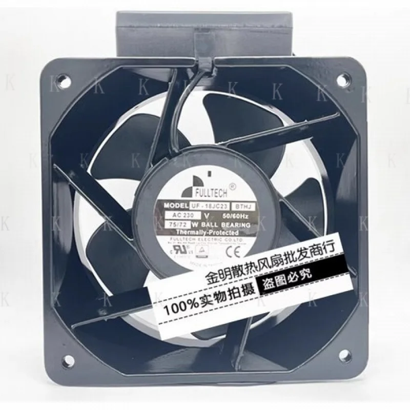 

C FOR FULLTECH UF-18JC23 BTHJ DC230V 75/72W UPS Power Supply Axial Cooling Fan