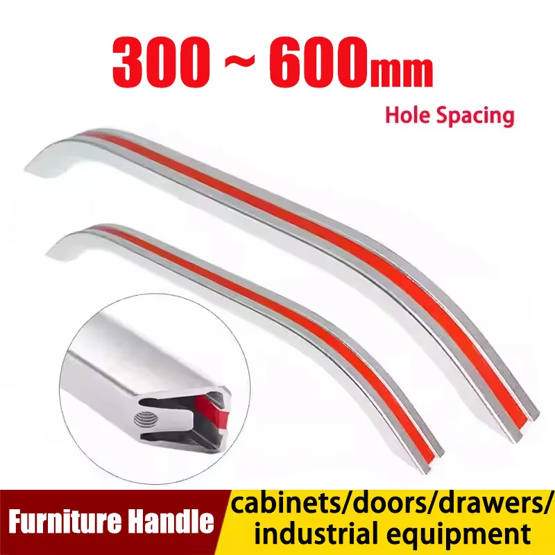 

30cm Aluminum Alloy Industrial Equipment Mobile Phone Bed Machining Center Industrial Handle CNC Sheet Metal Cabinet Door Handle