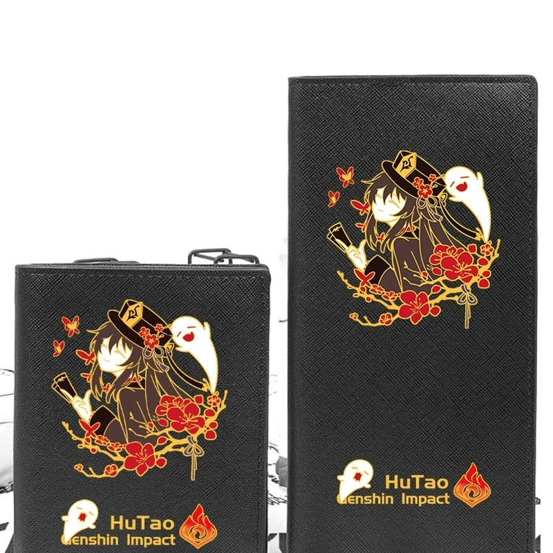 

Zhongyuan Shennong Walnut Zhongli Mandrill Grass God anime Wallet Short for Male and Female Junior High School Students Zhongli