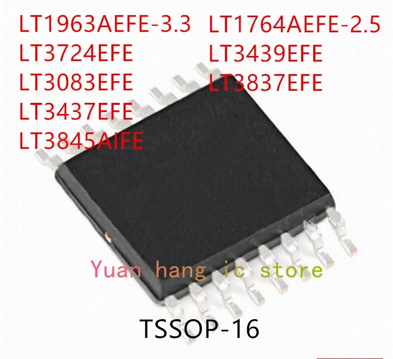 10 шт. LT1963AEFE-3,3 LT3724EFE LT3083EFE LT3437EFE LT3845AIFE LT1764AEFE-2,5 LT3439EFE LT3837EFE IC