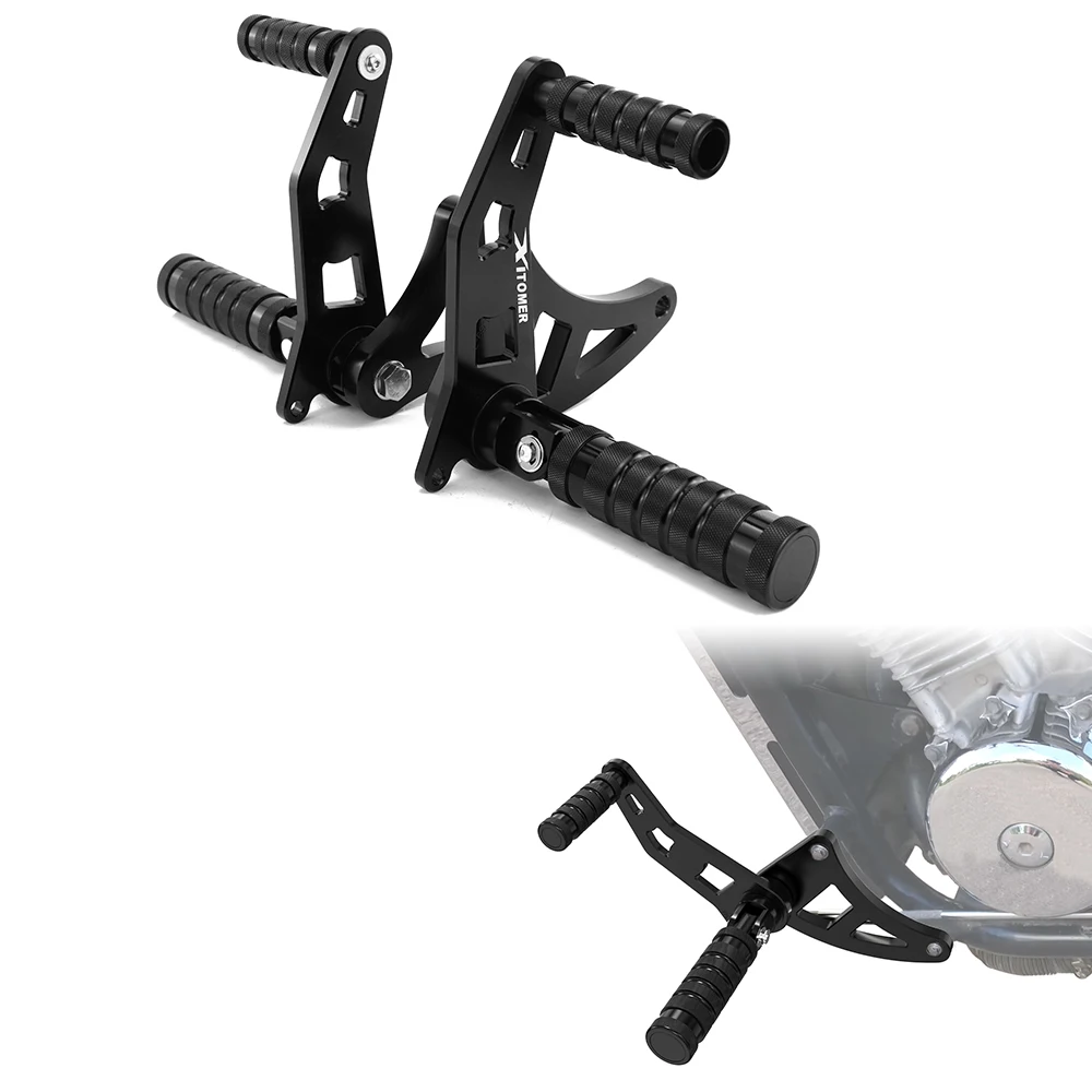 Fit For Honda Shadow VLX600 VT600 C CD 1988-2007 Motorcycle Forward Control Footrest Extension Footpegs Foot Pegs Adjustable Set