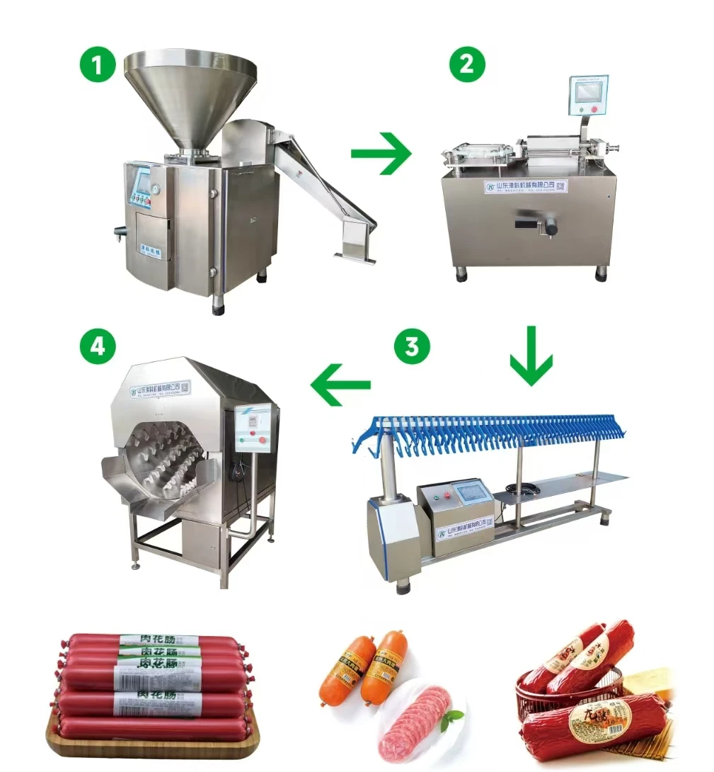 Nuevas máquinas de vacío profesionales para mejorar los estándares de producción de salchichas Merihl